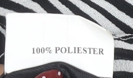 PequeSantino Women's Black Geometric Skirt Size 22