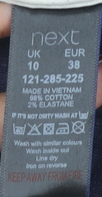 Next Women's Blue Trousers Size 10 Regular