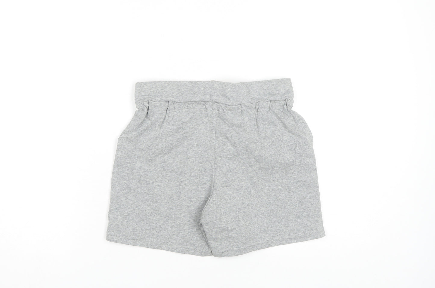 Nike Women's Grey Sweat Shorts Size 6 - Sporty Activewear