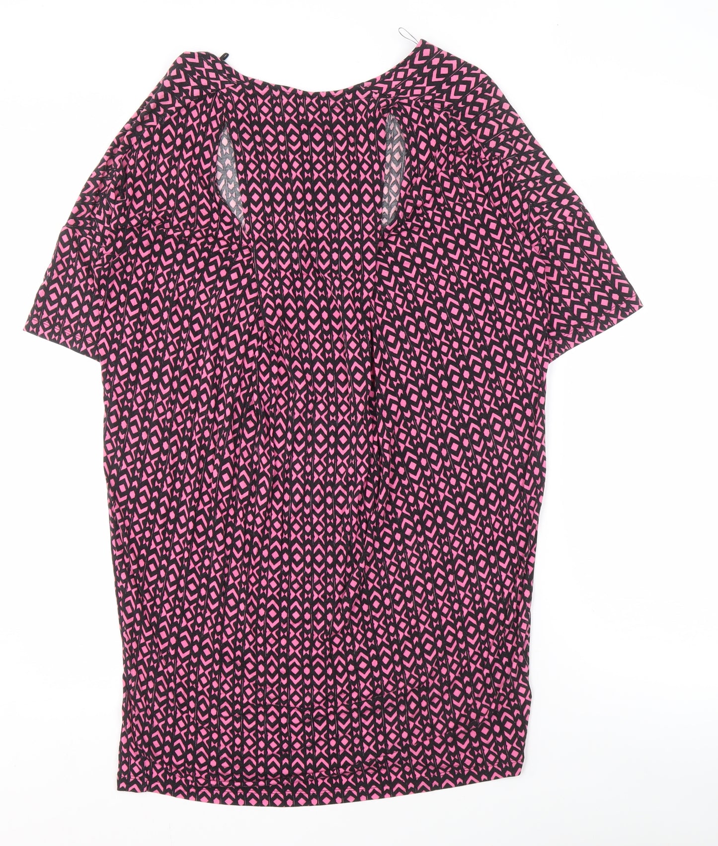 Next Women's Pink Geometric Top Size 10