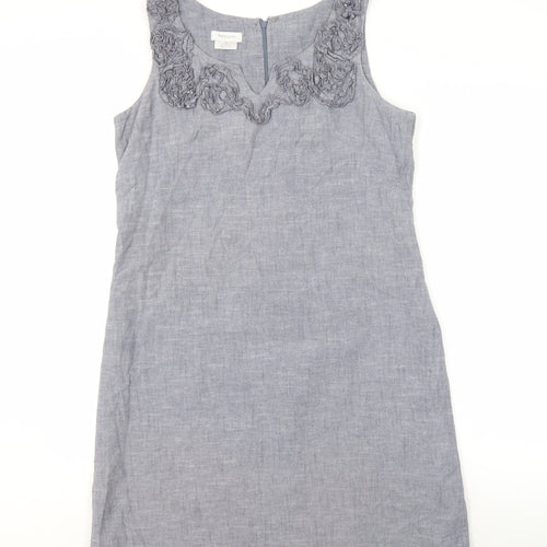 Van Heusen Women's Grey Sleeveless Dress Size 10