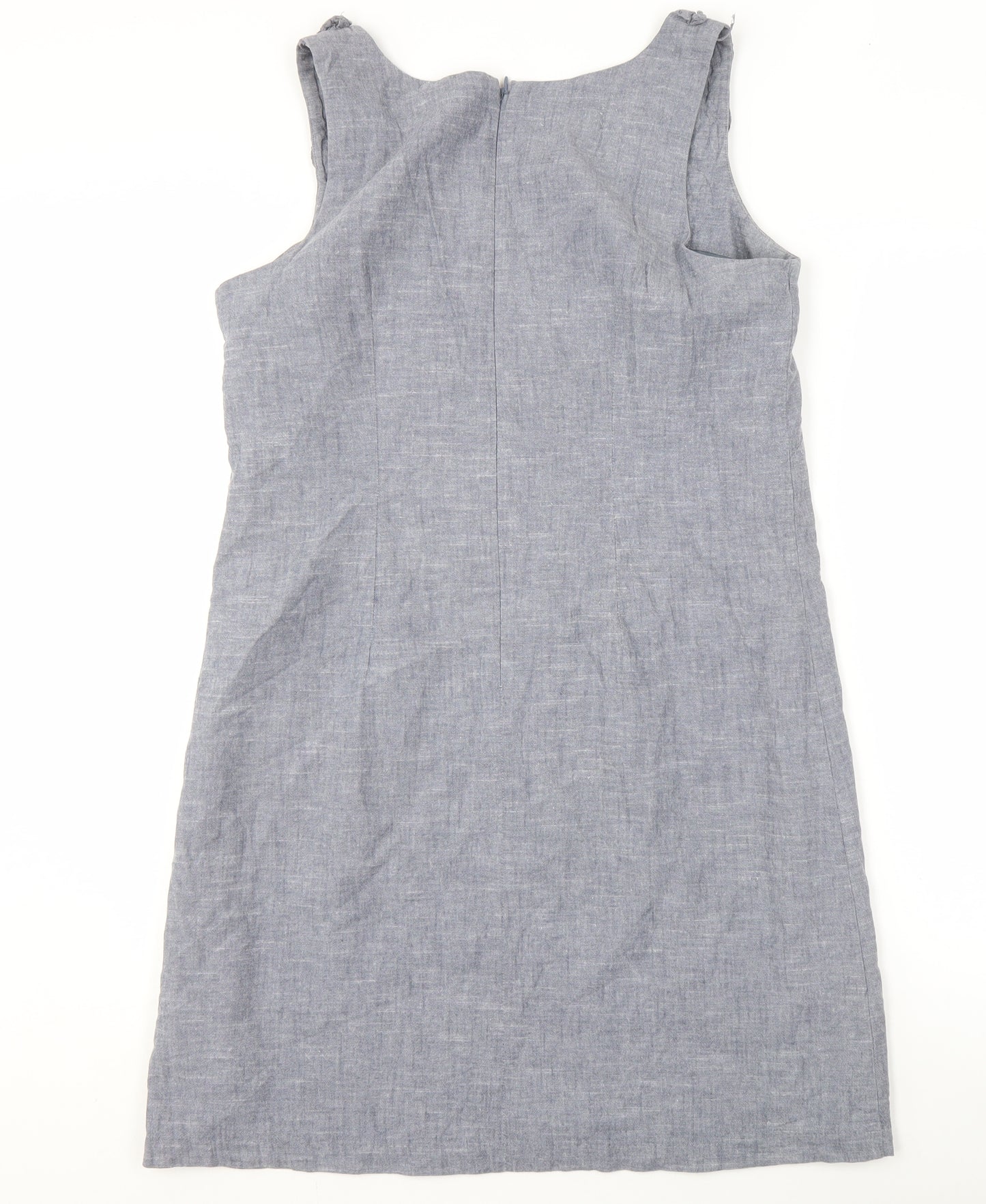 Van Heusen Women's Grey Sleeveless Dress Size 10