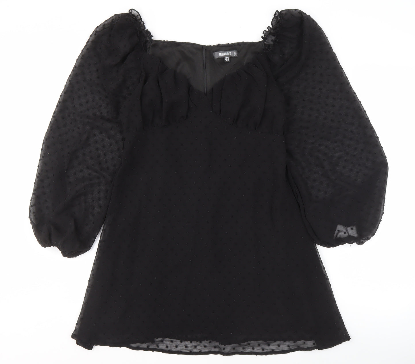 Missguided Women's Black Mini Dress UK 12