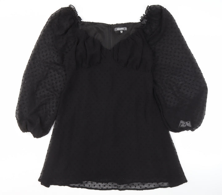 Missguided Women's Black Mini Dress UK 12