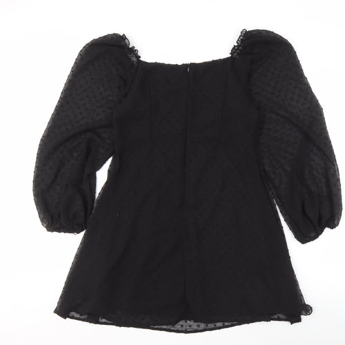 Missguided Women's Black Mini Dress UK 12