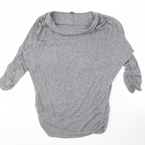 Phase Eight Grey Cowl Neck Women's Pullover Jumper L