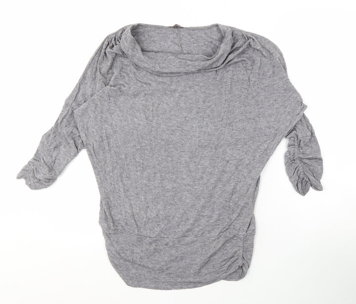 Phase Eight Grey Cowl Neck Women's Pullover Jumper L
