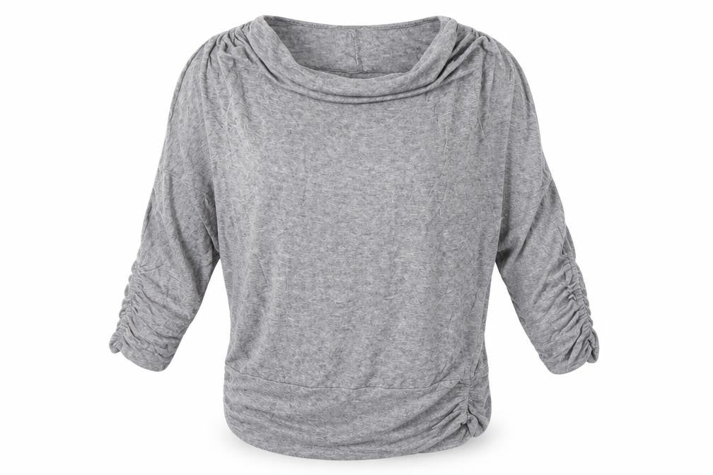 Front view of Phase Eight Grey Cowl Neck Women's jumper L