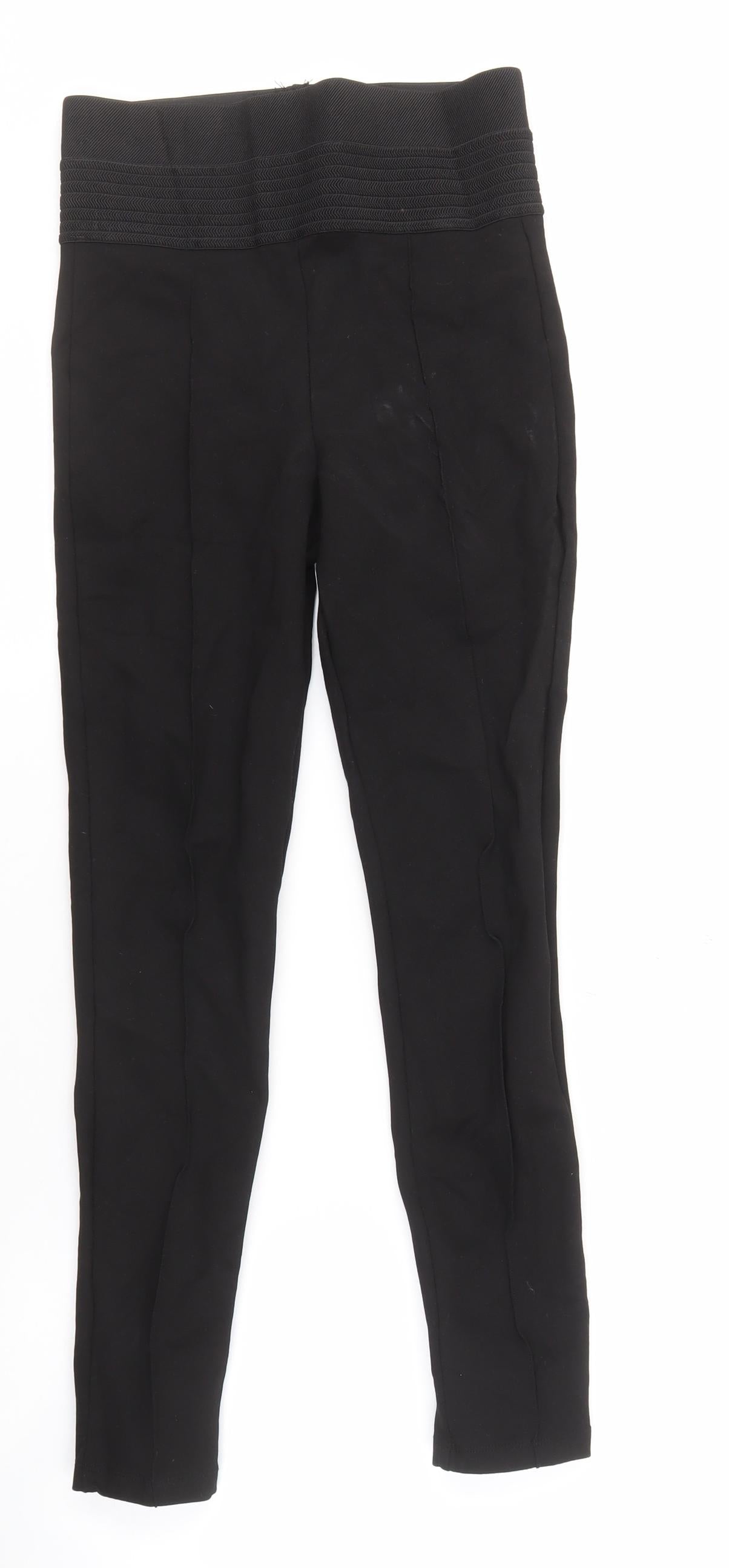 Zara Women's Black Leggings M - Polyester Blend
