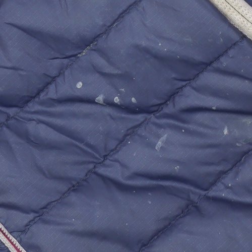 Rab Women's Blue Puffer Jacket with Zip, Size 10