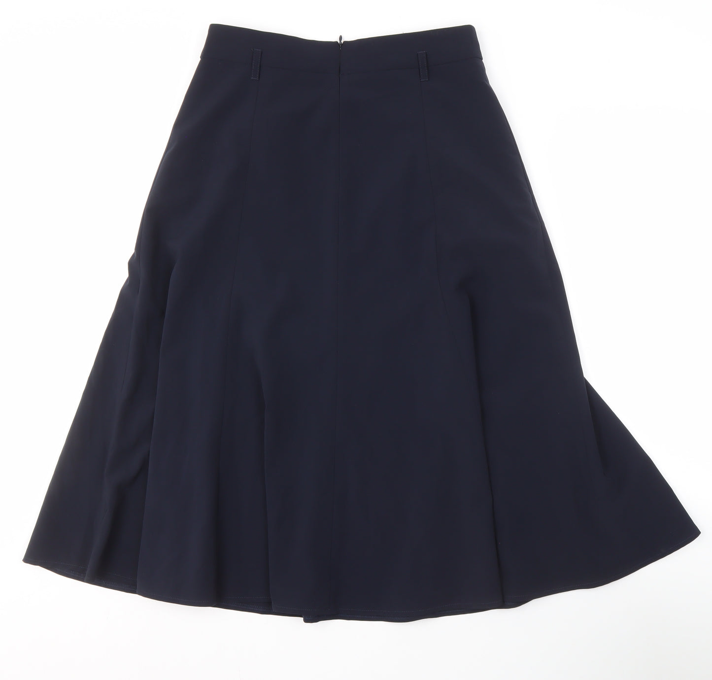 Un Jour Ailleurs Women's Blue A-Line Midi Skirt, Size 10