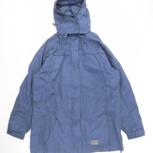 Arctic Storm Men's Blue Hooded Parka Jacket M