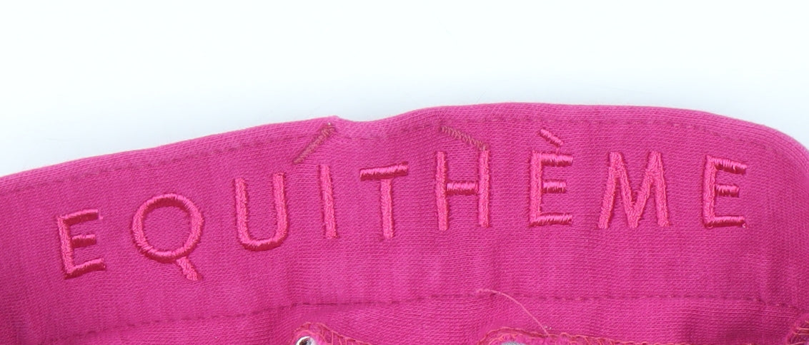 EQUITHEME Girls Pink Riding Trousers Size 9 Regular Fit