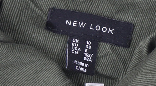 New Look Green Military Jacket Women’s Size 10