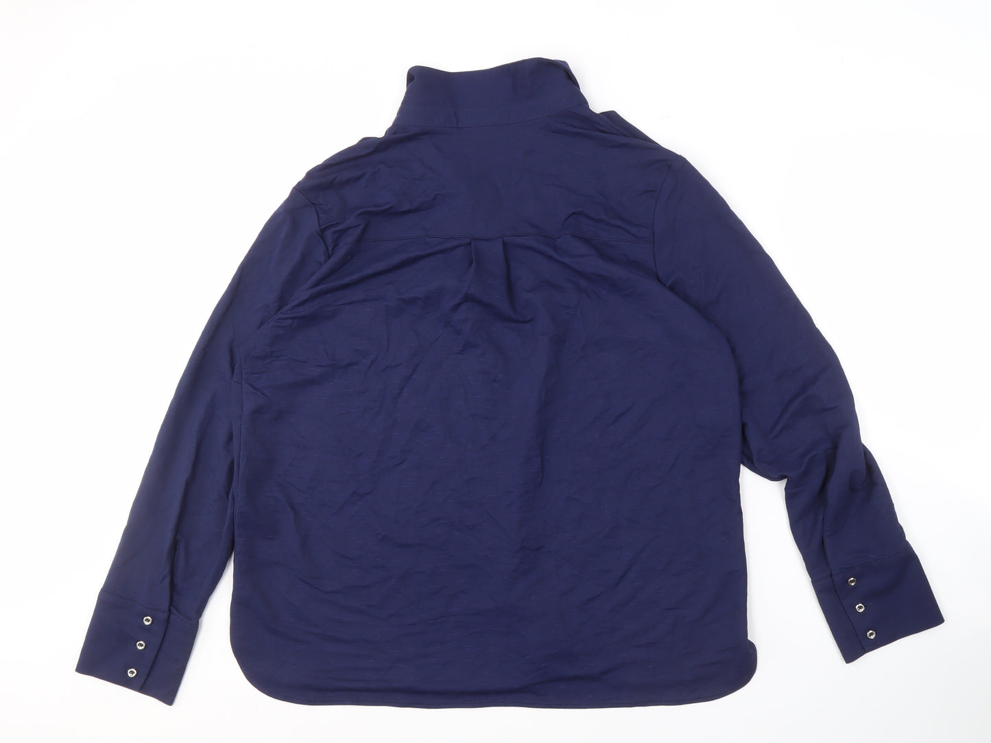 Khost Women's Blue Button-Up Shirt, Size 18