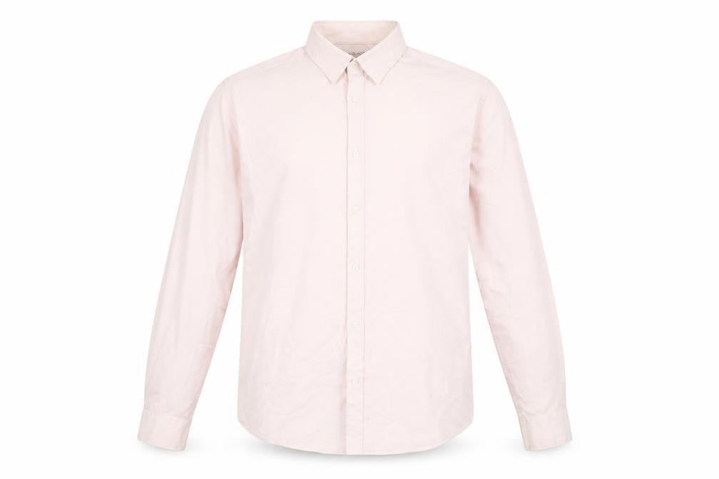 H&M Men’s Pink Slim Fit Long Sleeve Shirt M