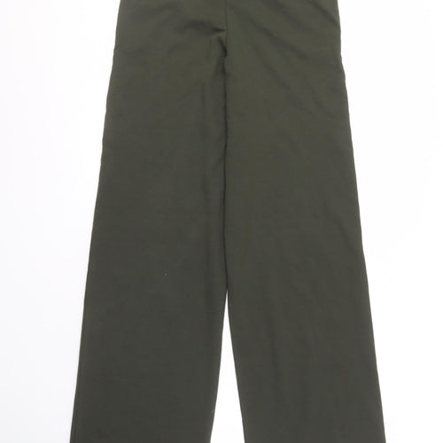 Next Women's Green Wide-Leg Trousers Size 6