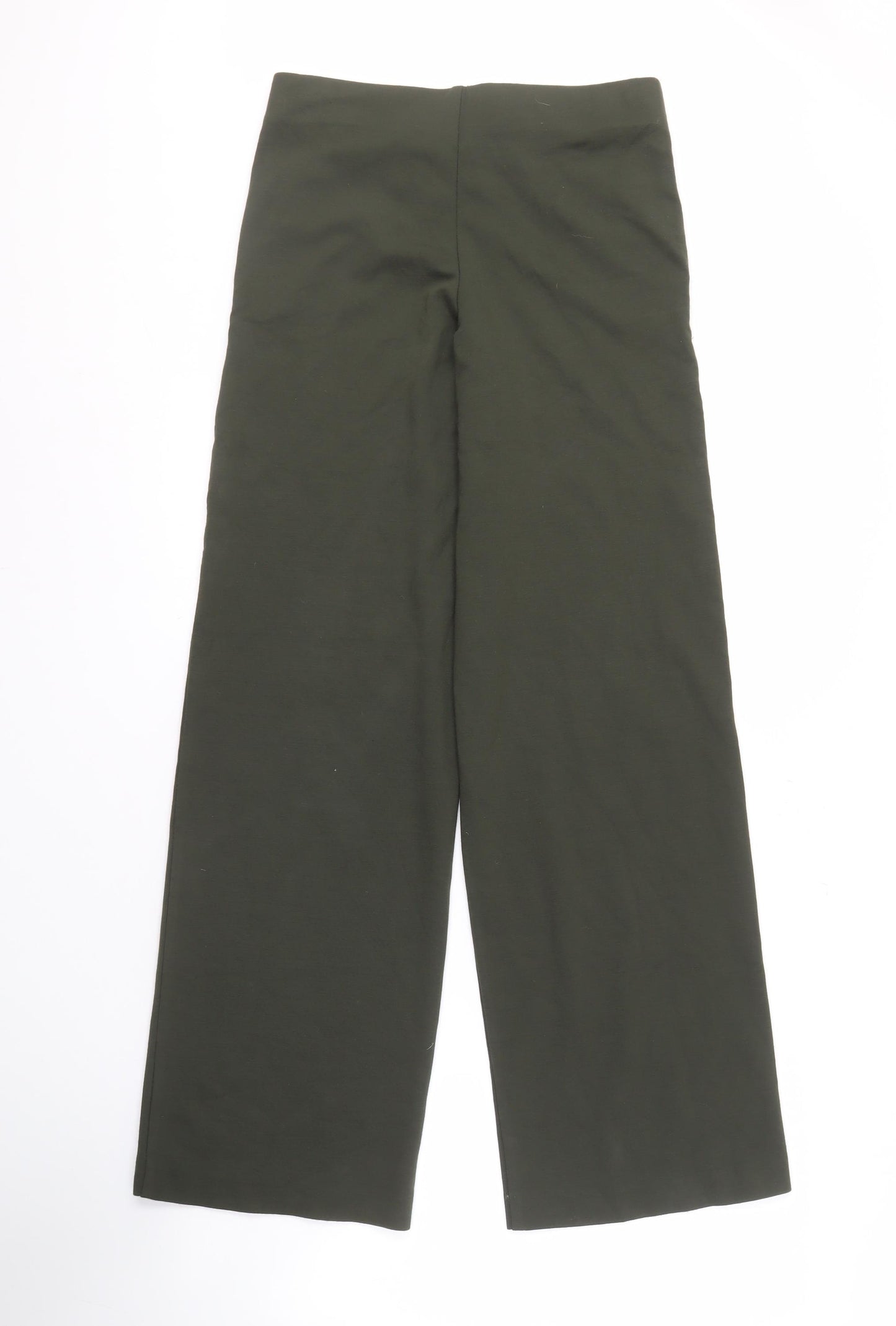 Next Women's Green Wide-Leg Trousers Size 6