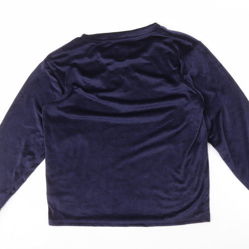 Star Wars Teens Blue Pyjama Top Size 10-12 Velour Jumper