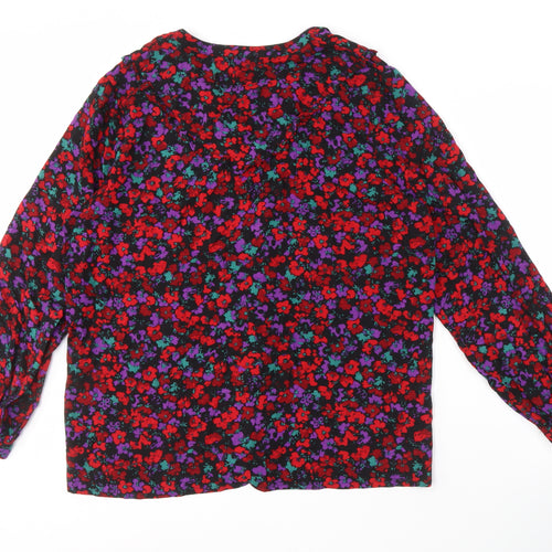 Isle Collection Women's Multicoloured Floral Blouse Size 22