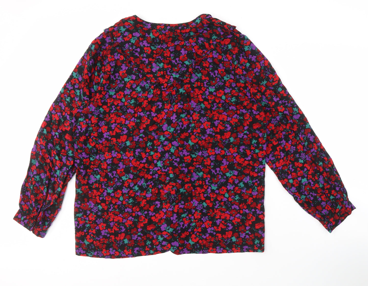 Isle Collection Women's Multicoloured Floral Blouse Size 22