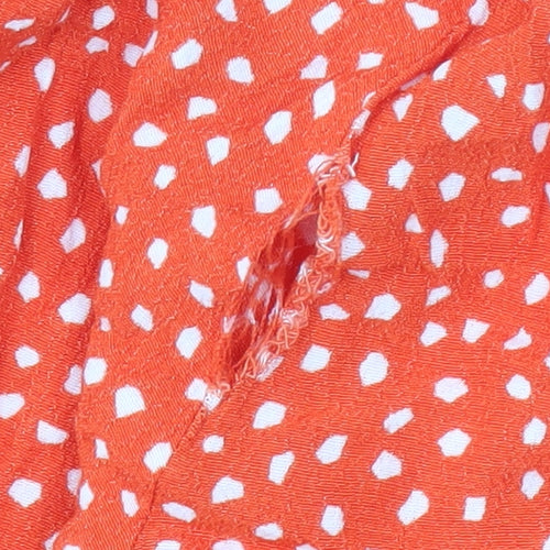 Mint Velvet Women's Red Polka Dot Tunic Blouse Size 14