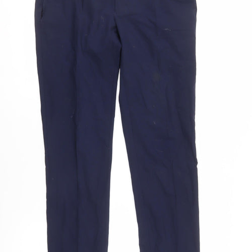 Marks & Spencer Men's Blue Slim Trousers