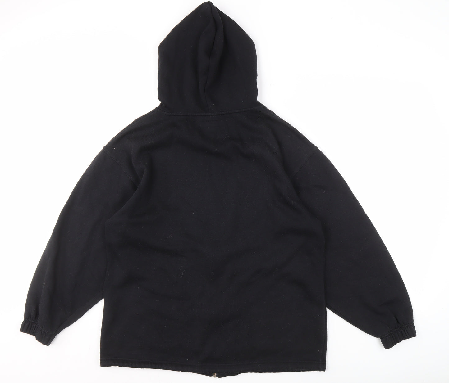 Reebok Women's Black Full Zip Hoodie, Size 12, Excellent