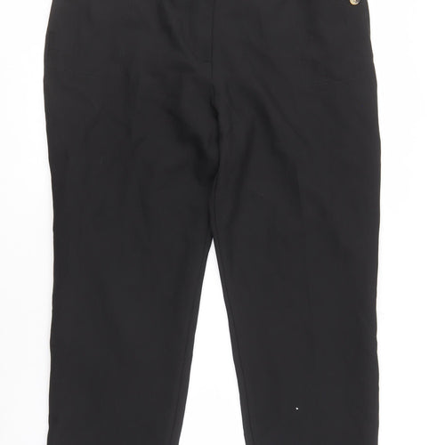 Marks and Spencer Black Womens Trousers Size 16
