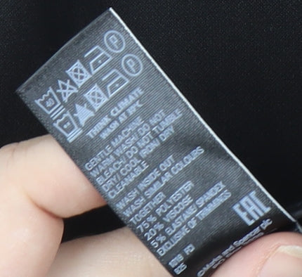 Marks and Spencer Black Womens Trousers Size 16