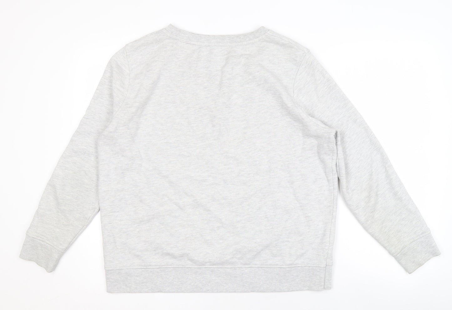 Barbour Women's Grey Embroidered Sweatshirt, Size 12