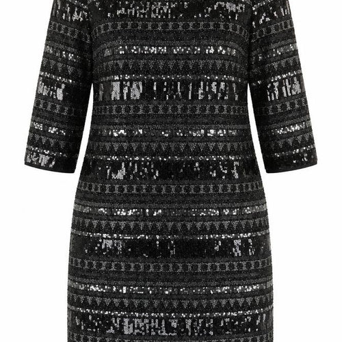 Marks and Spencer Women’s Black Sequin Sheath Dress Size 12