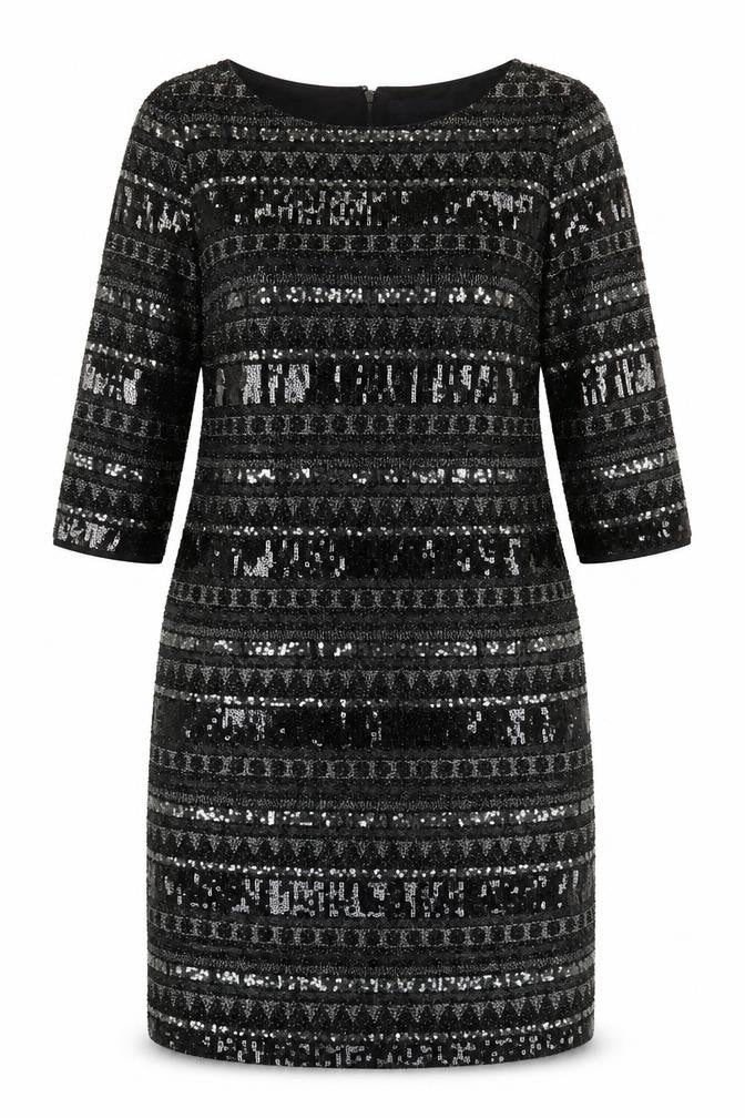 Marks and Spencer Women’s Black Sequin Sheath Dress Size 12