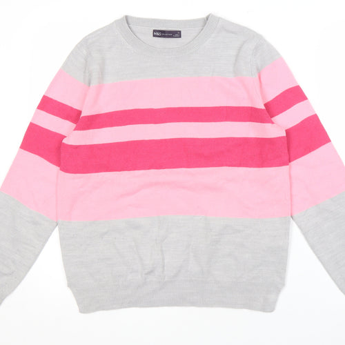 Marks and Spencer Women's Multicoloured Pullover Jumper Size 12