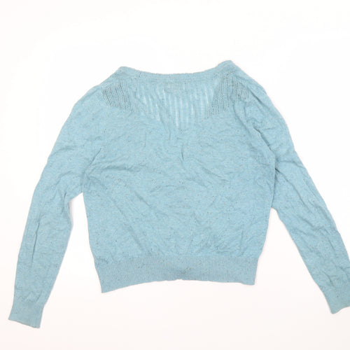 Marks and Spencer Women's Blue Cardigan - Size 12