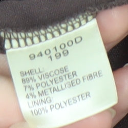 Viyella Women's Brown Crochet Blouse L Camisole