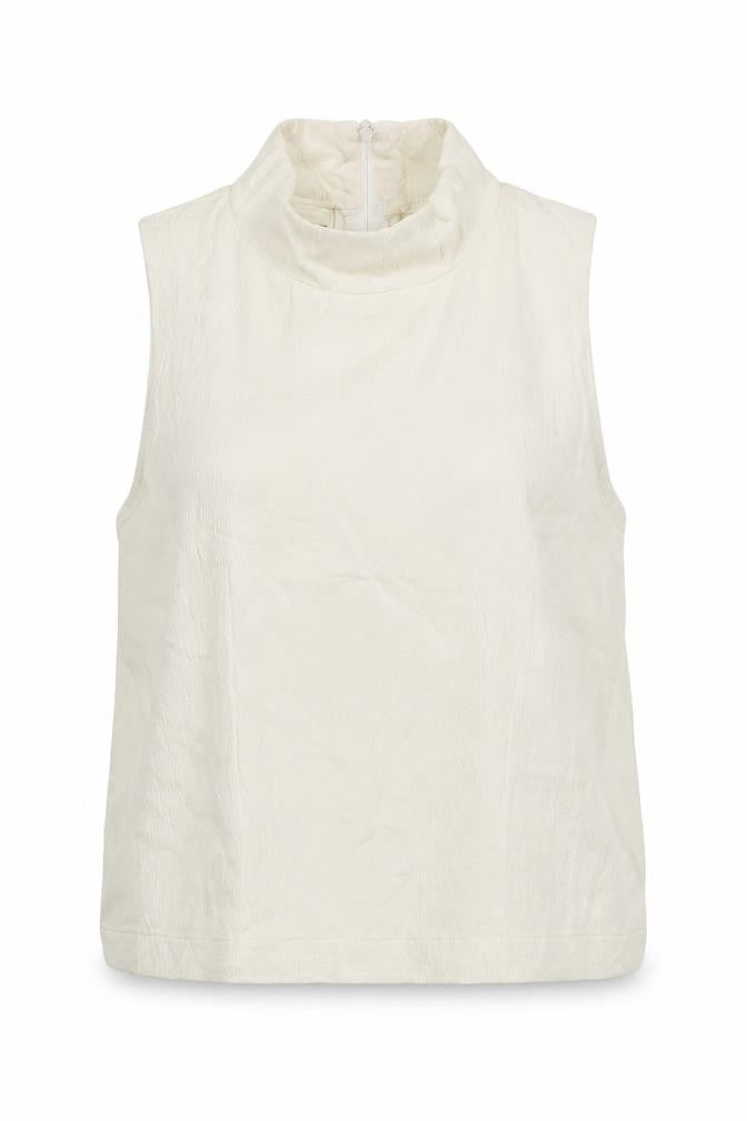 Charlotte Halton Women's Ivory Sleeveless Tank Size 14