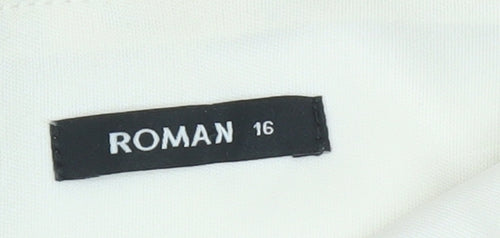 Roman Women’s Multicoloured Bodycon Dress Size 16