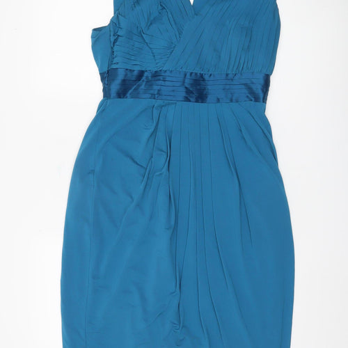 Coast Women's Blue Pencil Dress, Size 16