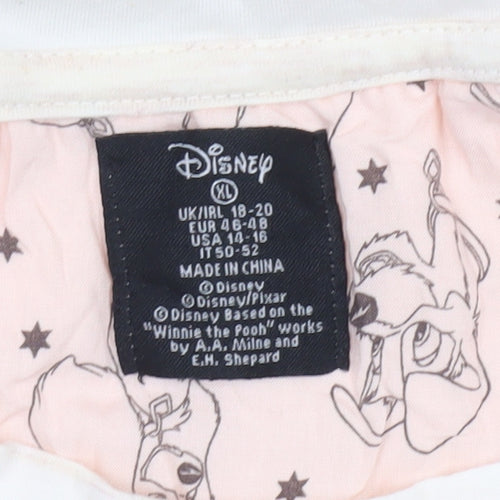 Disney Women's Ivory T-Shirt Nightshirt - Lady and the Tramp
