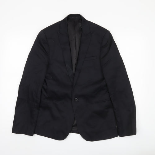 ASOS Men's Black Slim Fit Blazer Jacket 36S