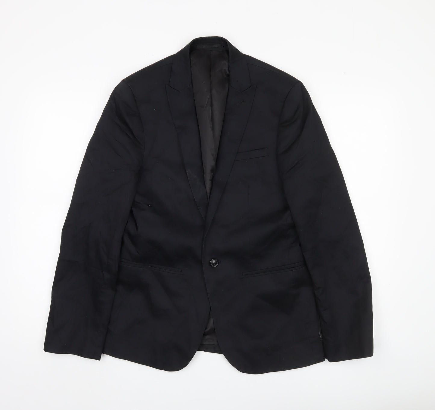 ASOS Men's Black Slim Fit Blazer Jacket 36S