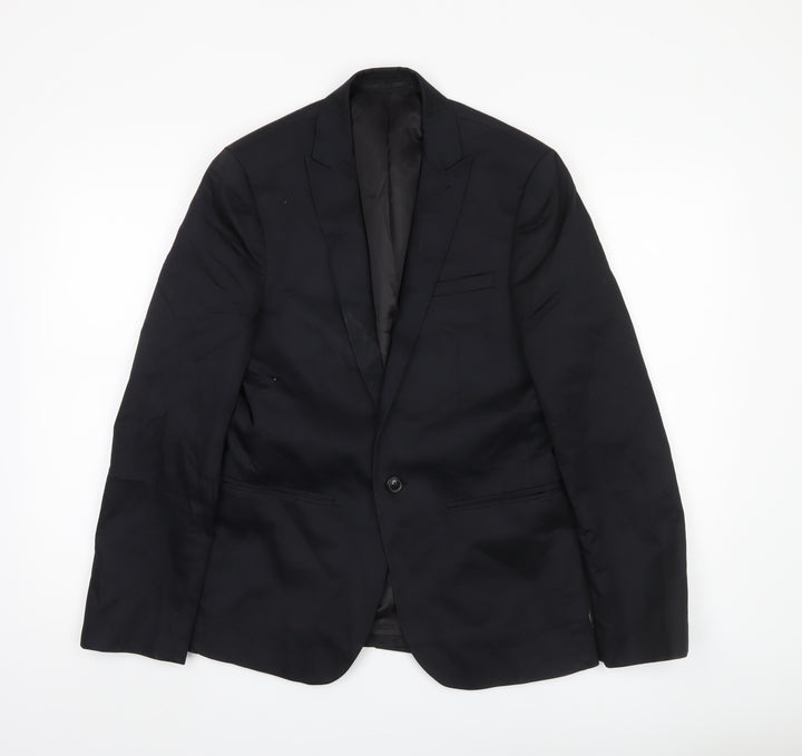 ASOS Men's Black Slim Fit Blazer Jacket 36S