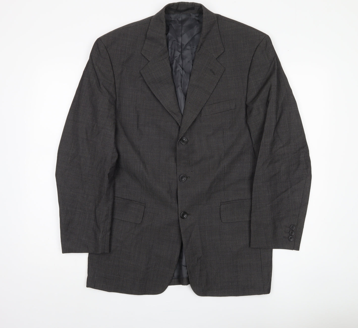 Austin Reed Men's Black Short Wool Blazer, 38S