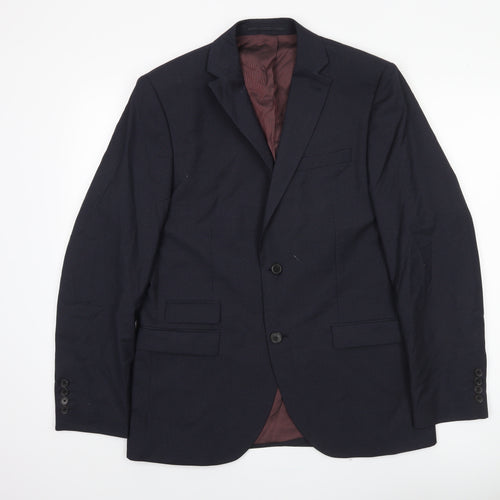 Next Men's Navy Blazer, Chest 40, Regular Style