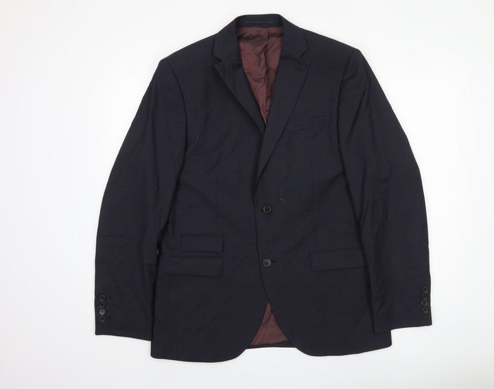 Next Men's Navy Blazer, Chest 40, Regular Style