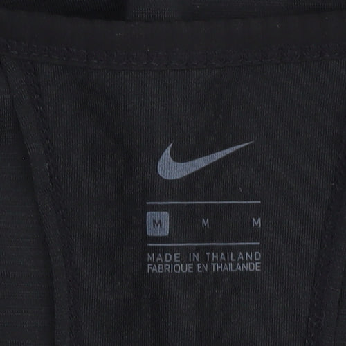 Nike Women's Black Gym T-Shirt M - Stretchy Activewear