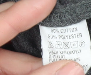 Grin & Bear Unisex Grey Pullover Hoodie S