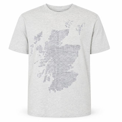 Urban Pirate Men's Grey Graphic Print T-Shirt, M