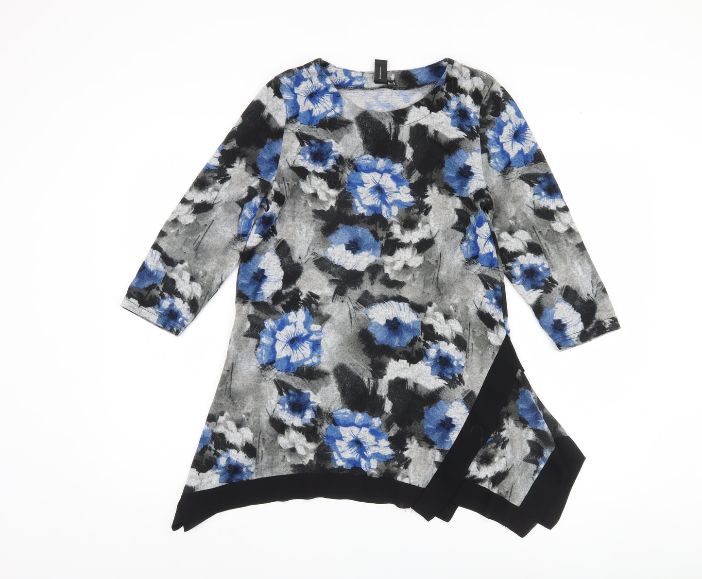 Izabel London Women's Blue Floral Top Size 8